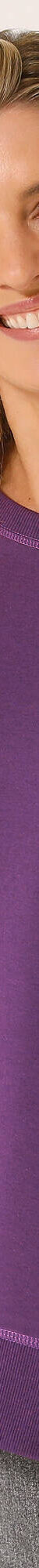 Sweat en molleton, longueur tunique (violet) Sweat en molleton, longueur tunique (violet)